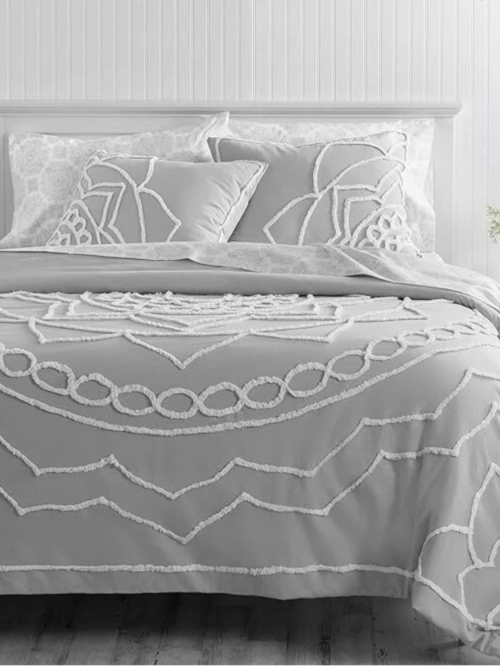3 Pc Duvet Cover Set Martha Stewart 100% Cotton Luxurious Comforter Cover Queen